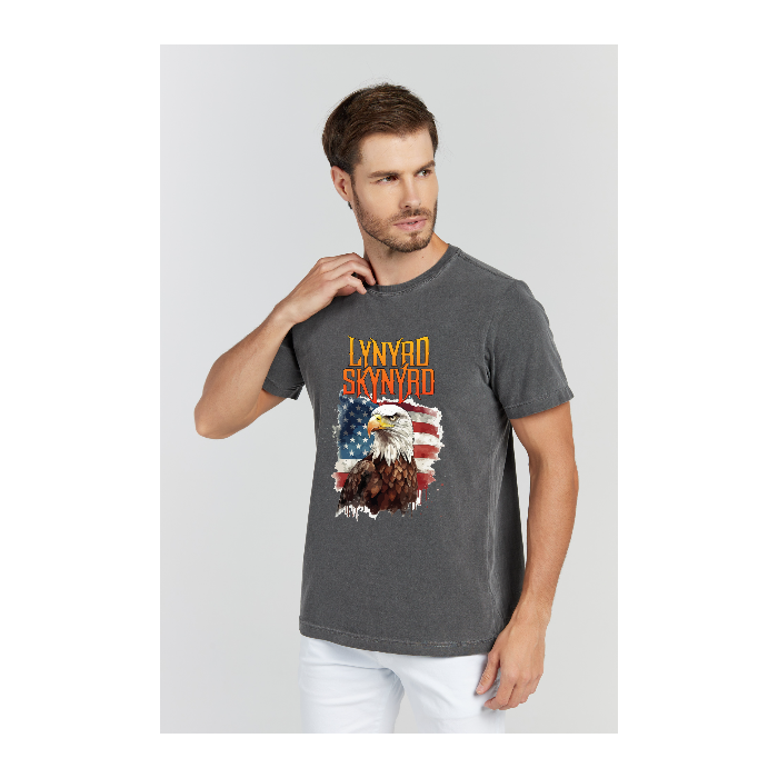 Camiseta Estonada Cinza Chumbo