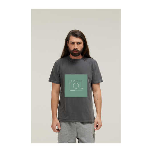 Camiseta Estonada Cinza Chumbo