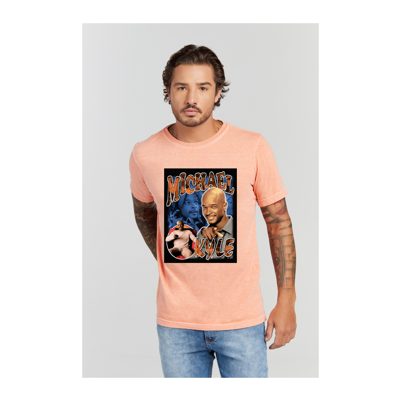 Camiseta Estonada Laranja