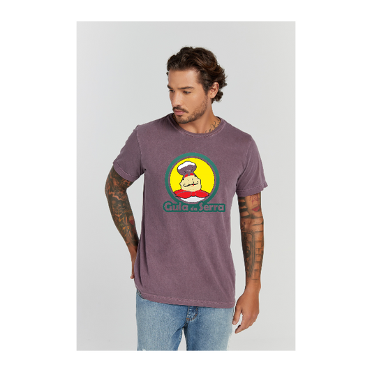 Camiseta Estonada Roxo