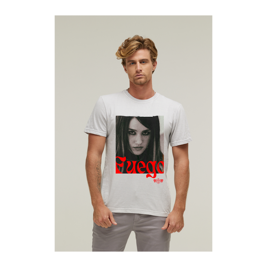 Camiseta Estonada Branco Gelo