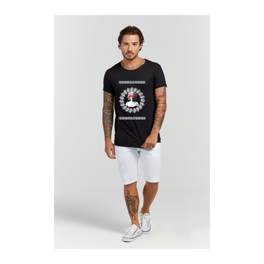 Camiseta Longline Preto
