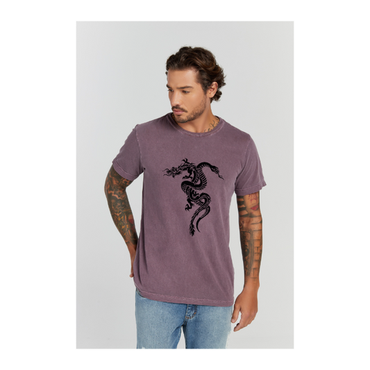 Camiseta Estonada Roxo