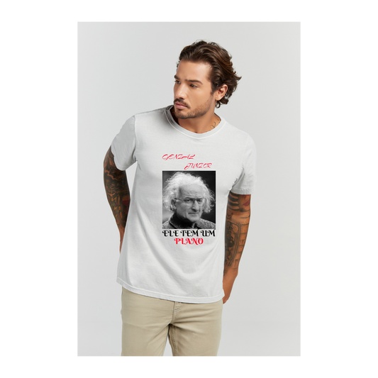 Camiseta Estonada Branco Gelo