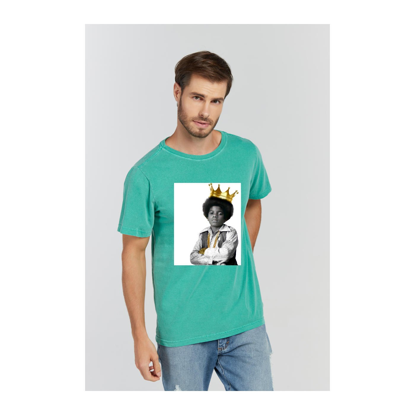 Camiseta Estonada Verde Bandeira