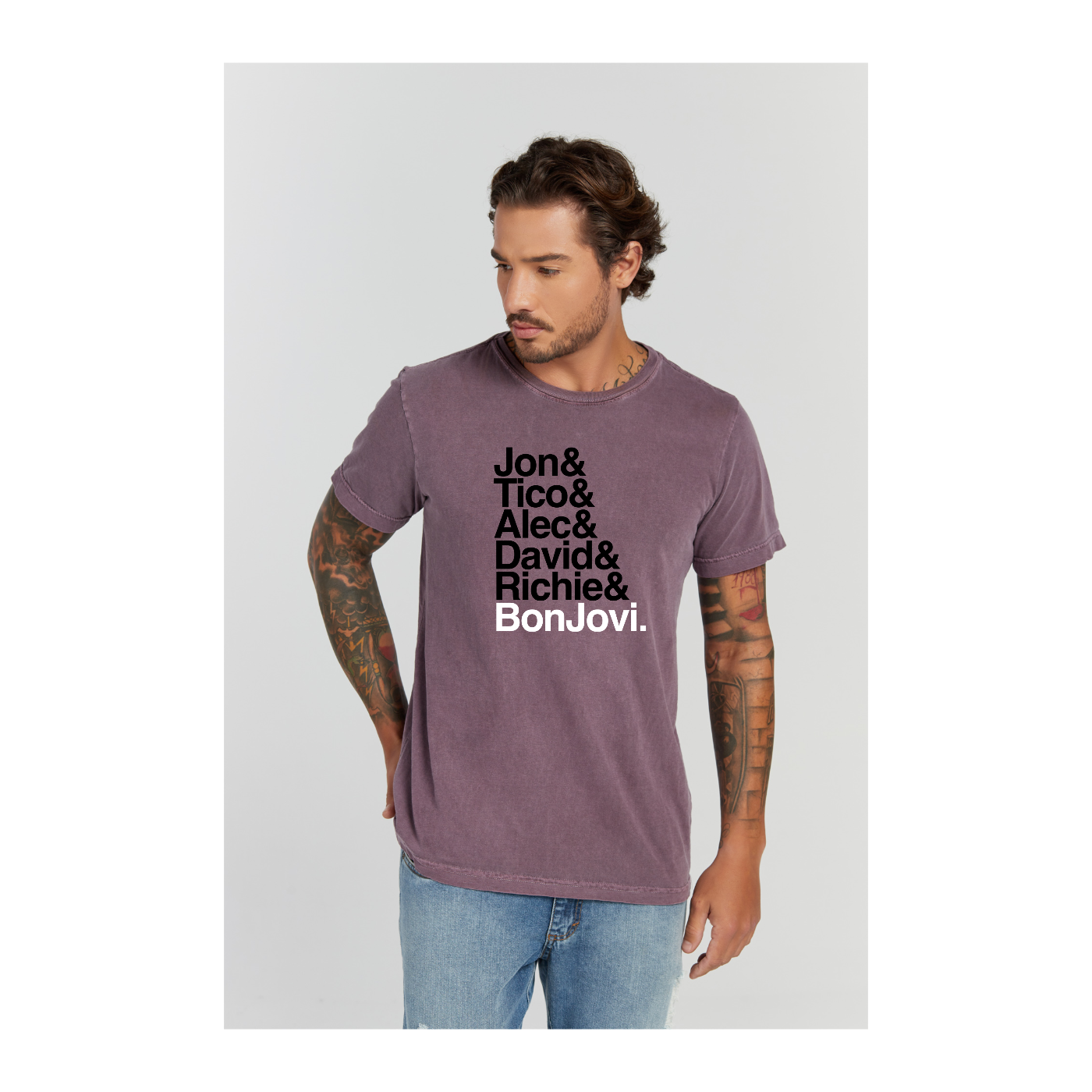 Camiseta Estonada Roxo