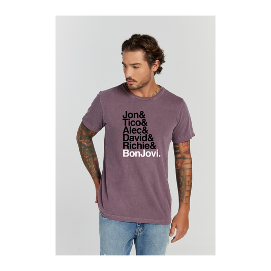 Camiseta Estonada Roxo