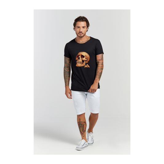 Camiseta Longline Preto