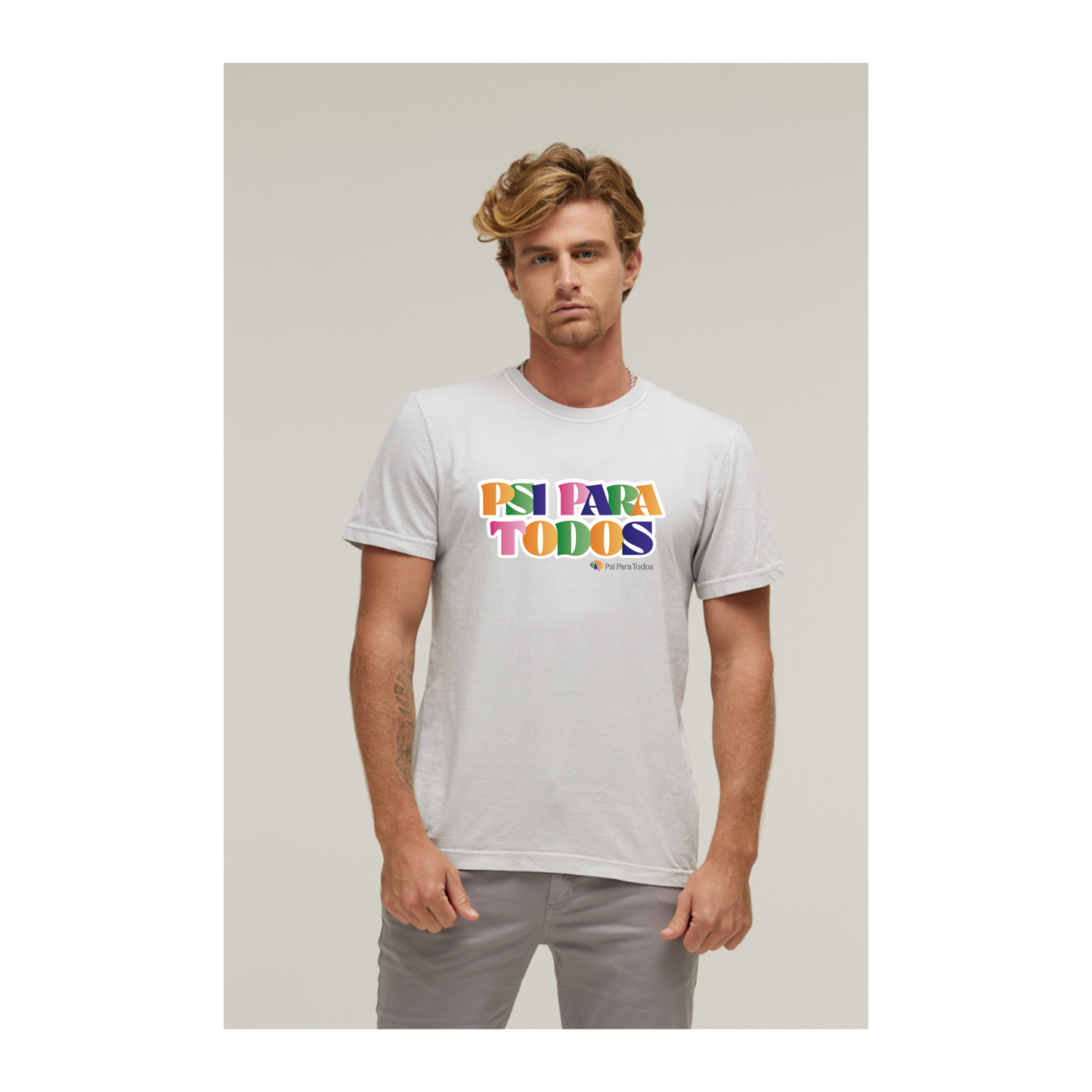 Camiseta Estonada Branco Gelo