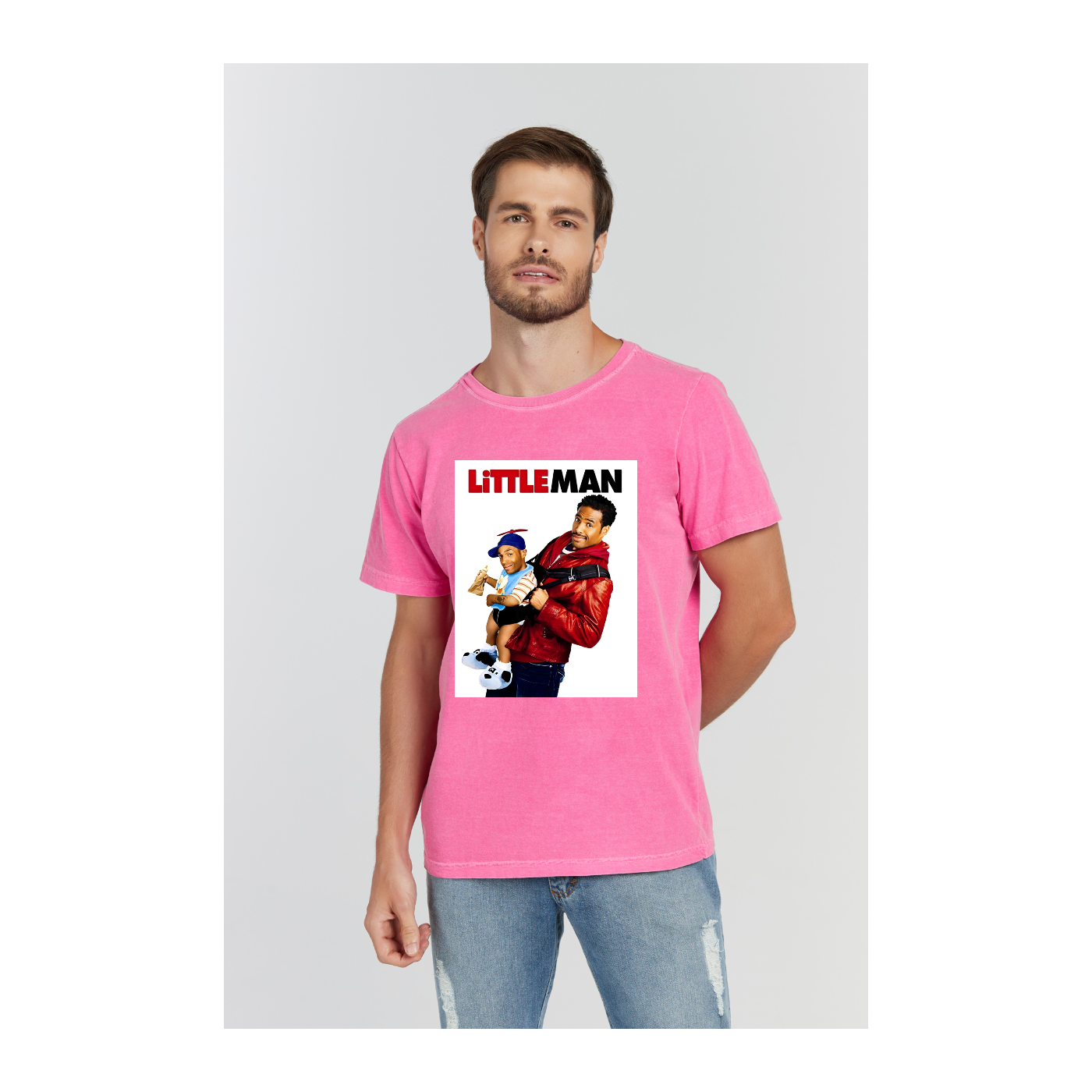 Camiseta Estonada Rosa Pink