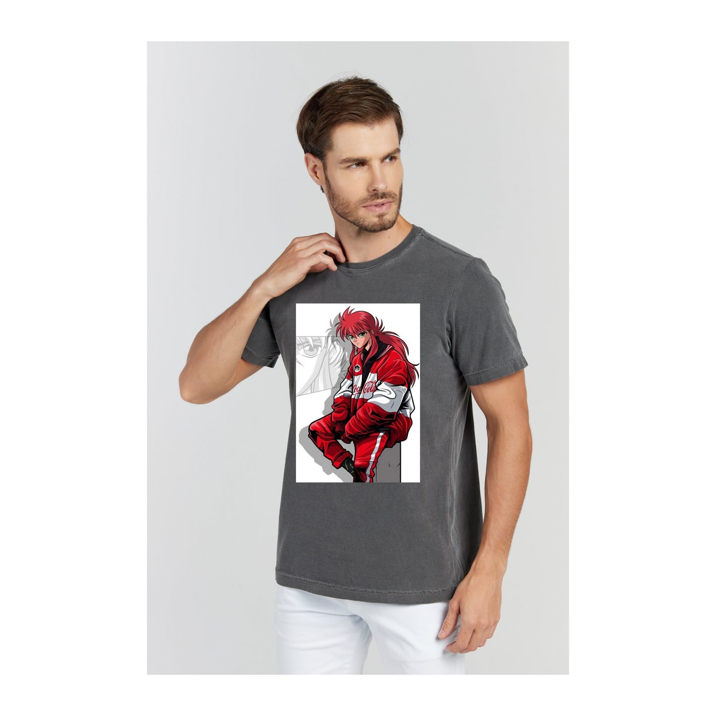 Camiseta Estonada Cinza Chumbo