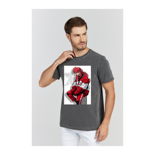 Camiseta Estonada Cinza Chumbo