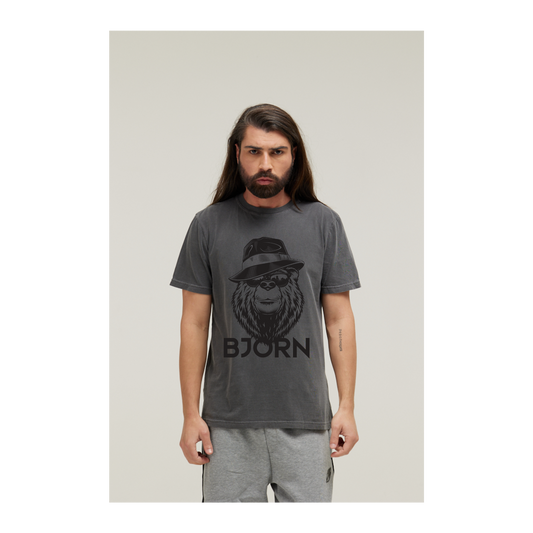 Camiseta Estonada Cinza Chumbo