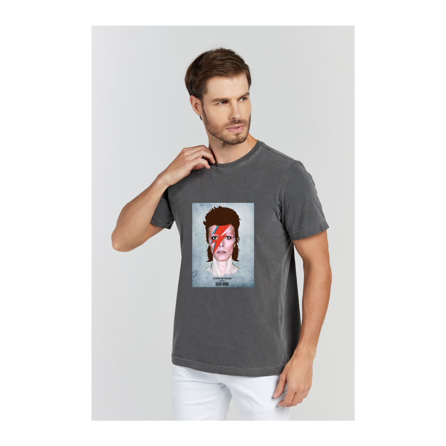 Camiseta Estonada Cinza Chumbo