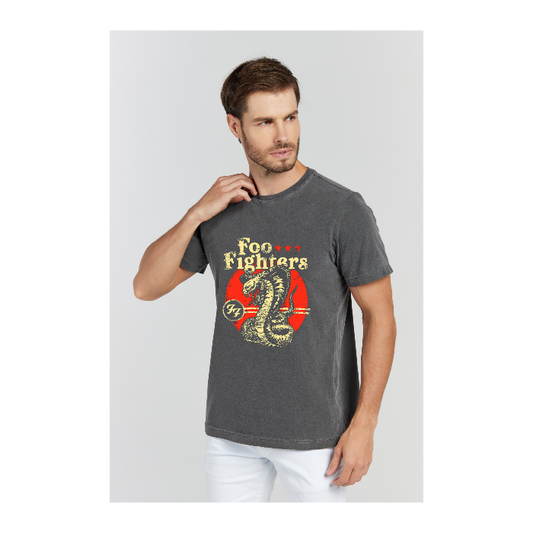 Camiseta Estonada Cinza Chumbo