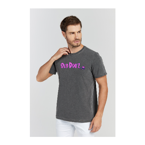 Camiseta Estonada Cinza Chumbo