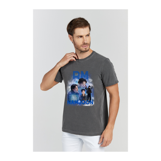 Camiseta Estonada Cinza Chumbo