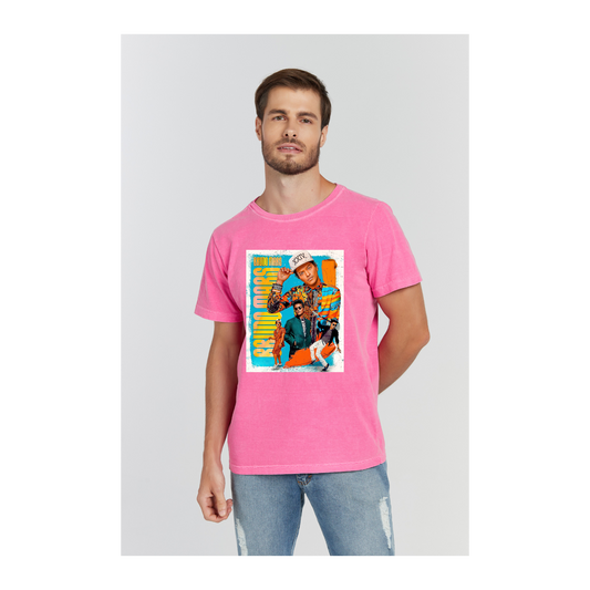 Camiseta Estonada Rosa Pink