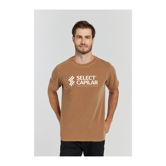 Camiseta Estonada Marrom
