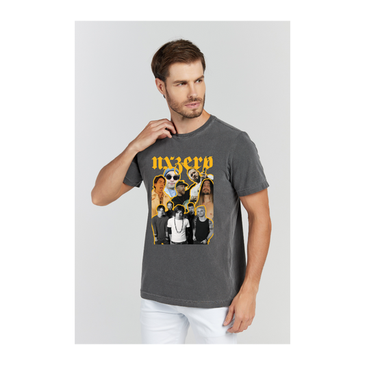 Camiseta Estonada Cinza Chumbo