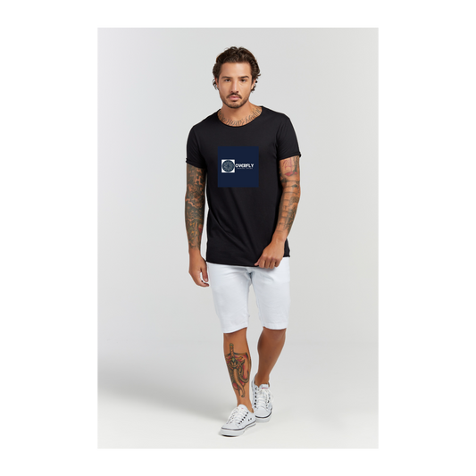Camiseta Longline Preto