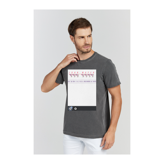 Camiseta Estonada Cinza Chumbo