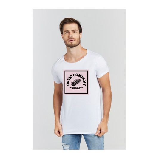 Camiseta Longline Branco