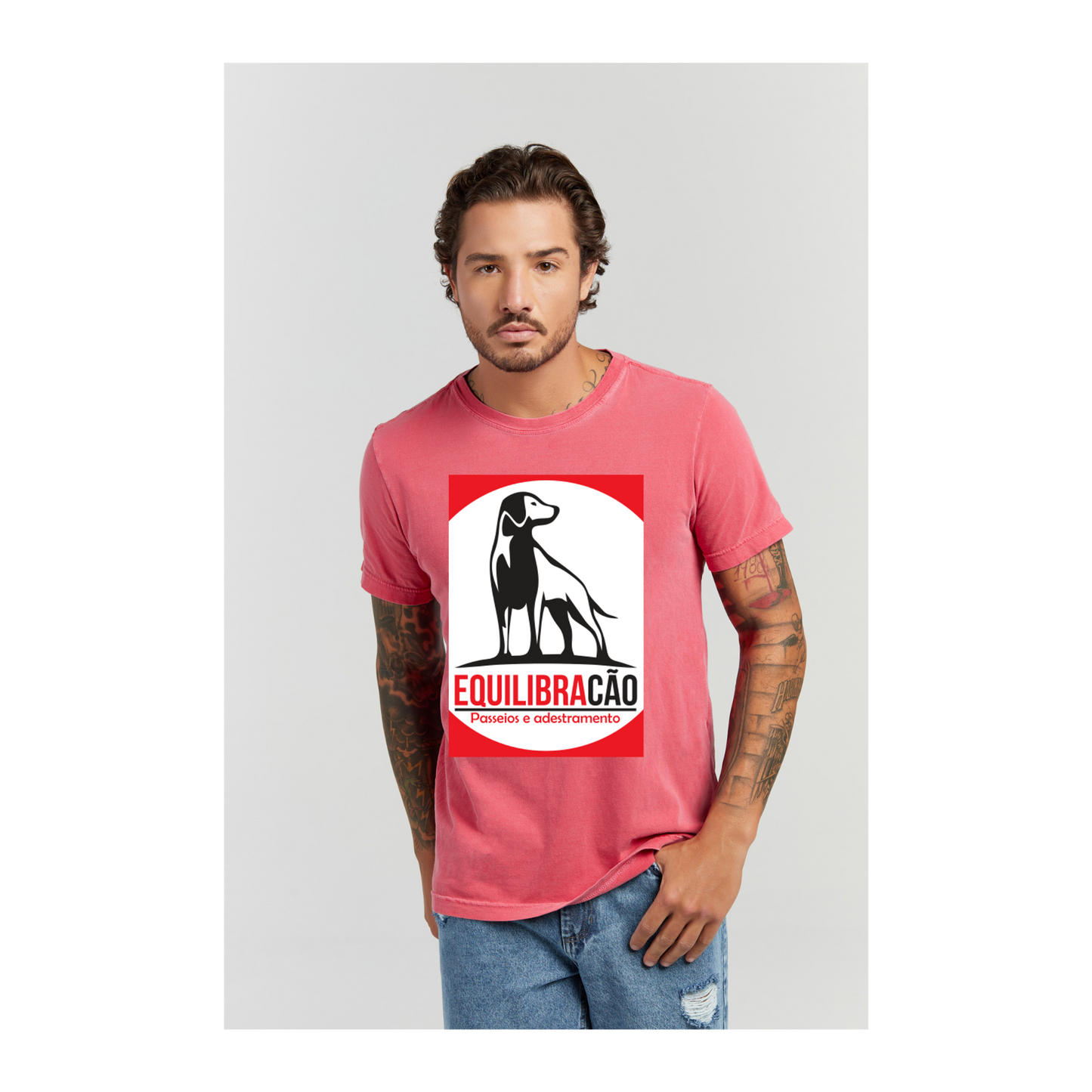 Camiseta Estonada Vermelho