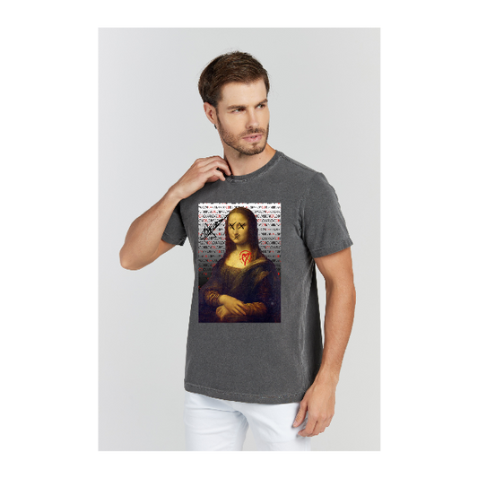 Camiseta Estonada Cinza Chumbo
