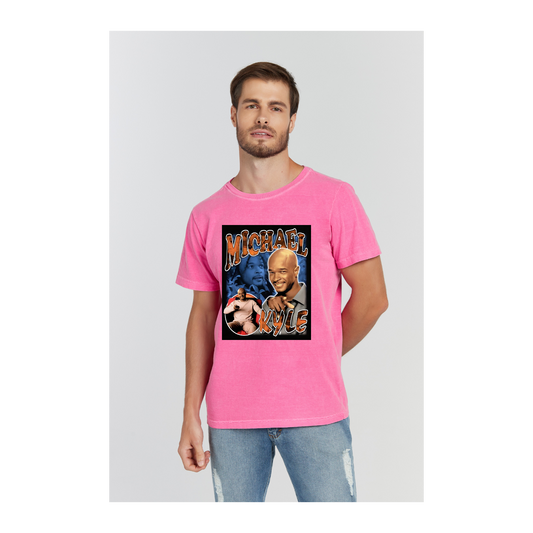 Camiseta Estonada Rosa Pink