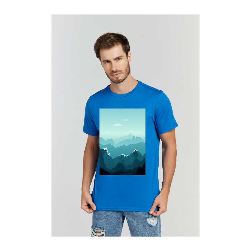 Camiseta Premium Azul Royal