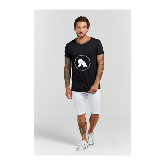 Camiseta Longline Preto