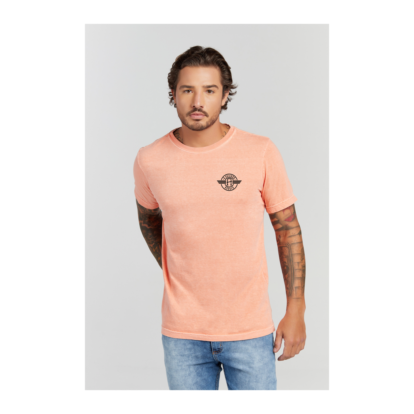 Camiseta Estonada Laranja