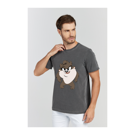 Camiseta Estonada Cinza Chumbo
