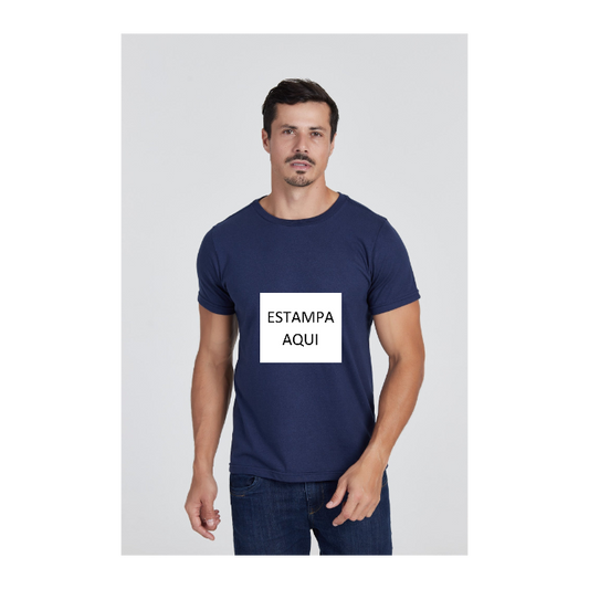 Camiseta Básica Azul Marinho