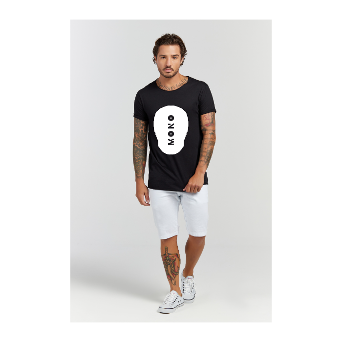 Camiseta Longline Preto