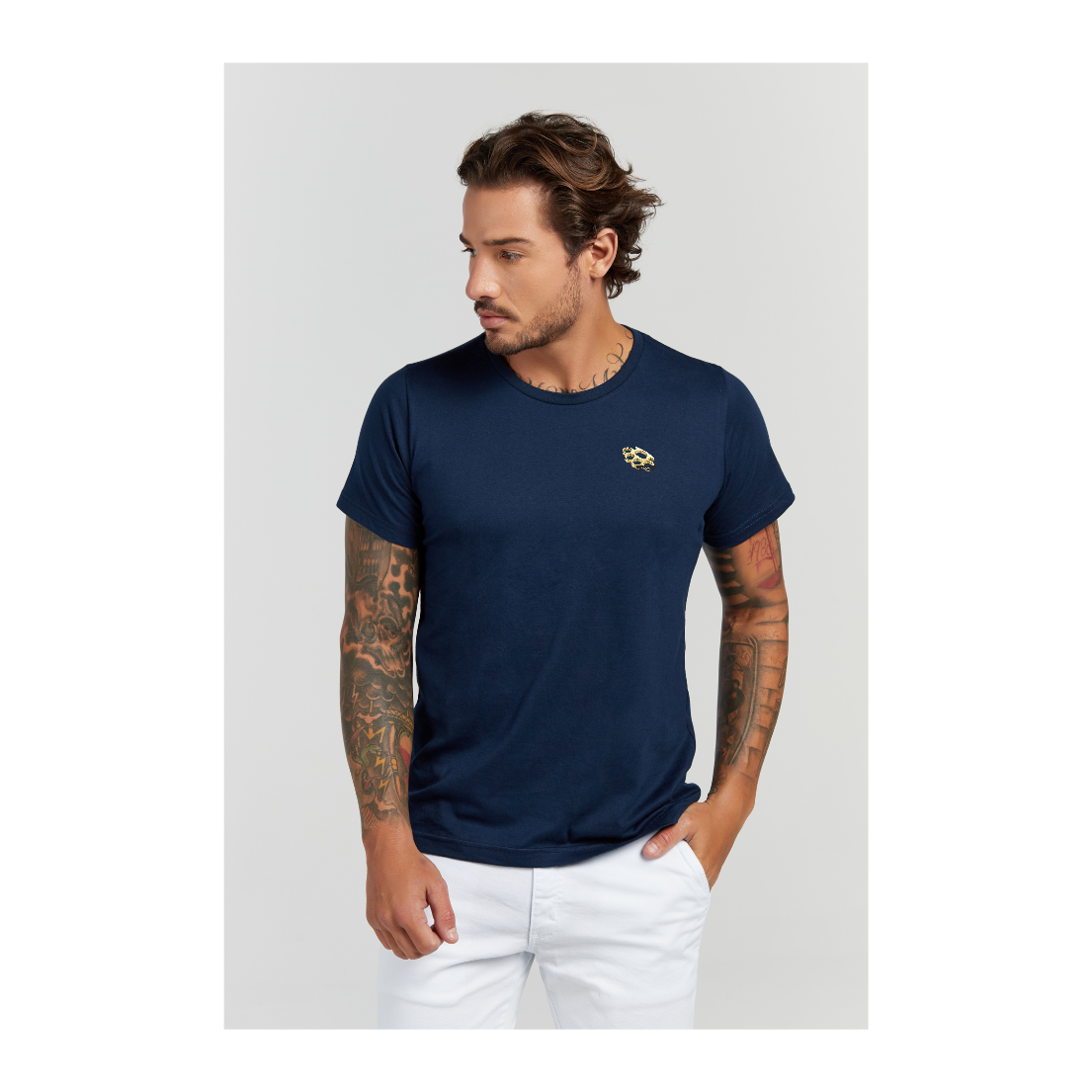 Camiseta Premium Azul Marinho