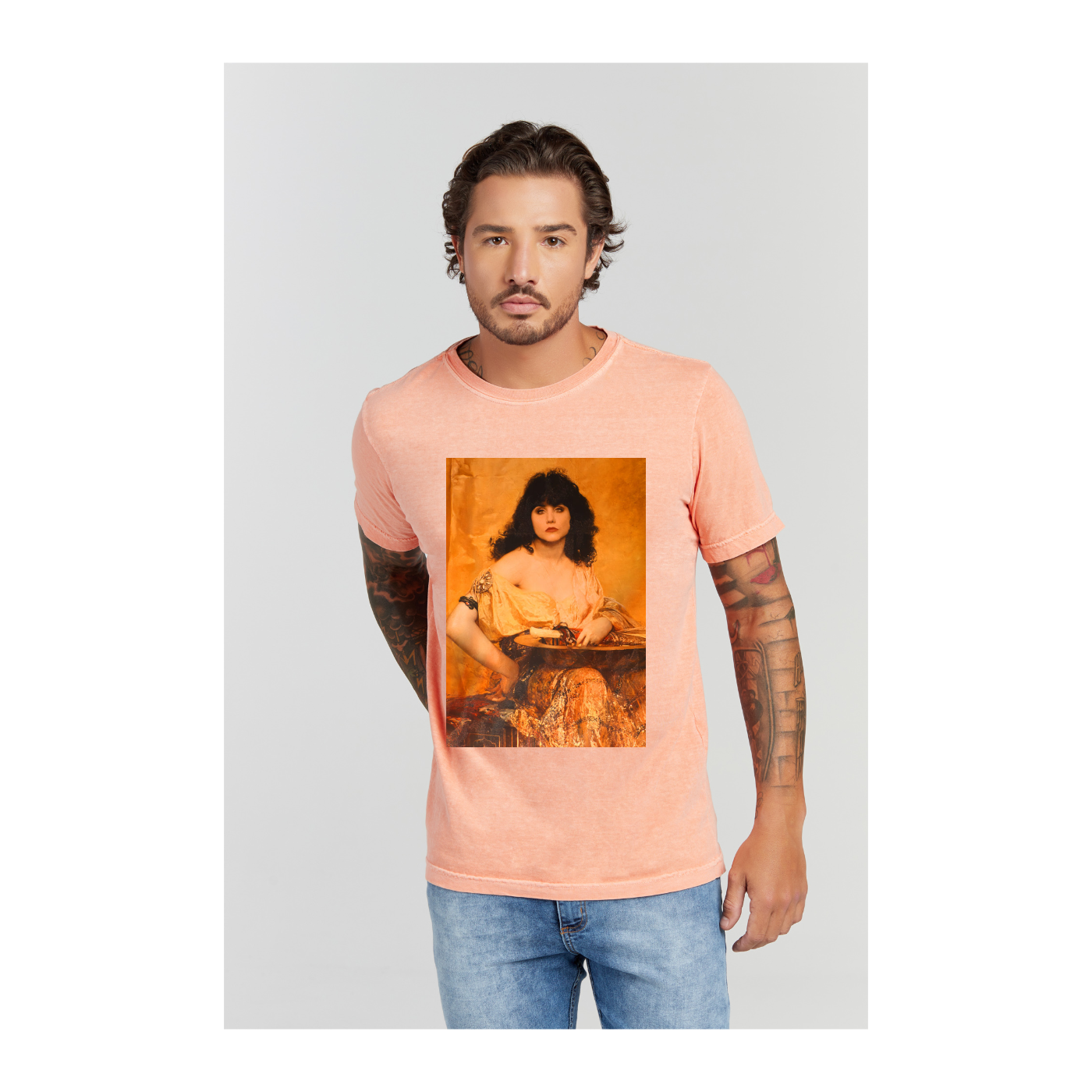 Camiseta Estonada Laranja