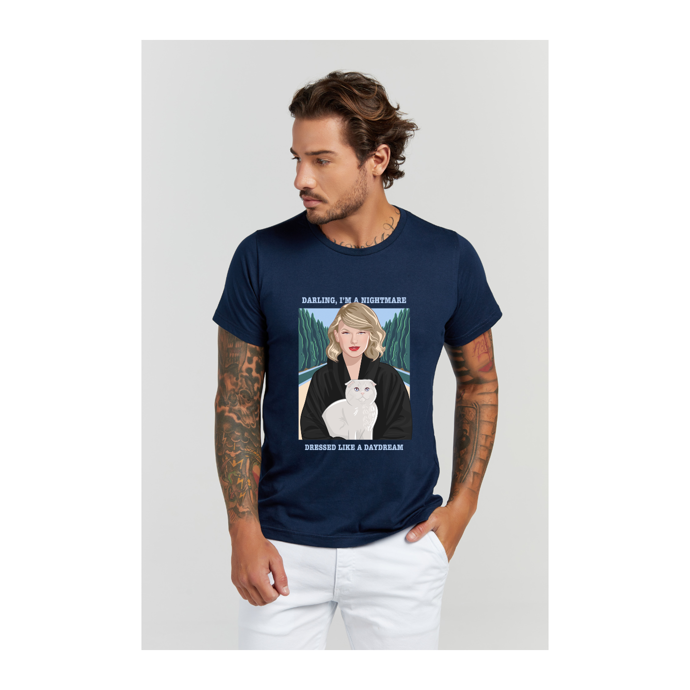 Camiseta Premium Azul Marinho