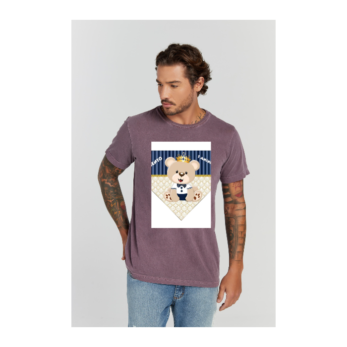 Camiseta Estonada Roxo