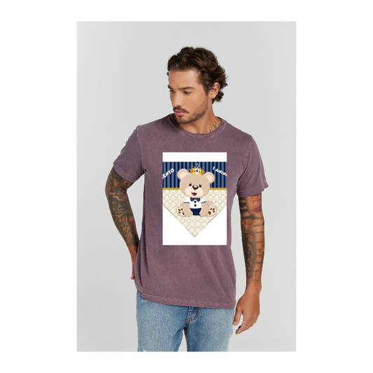 Camiseta Estonada Roxo