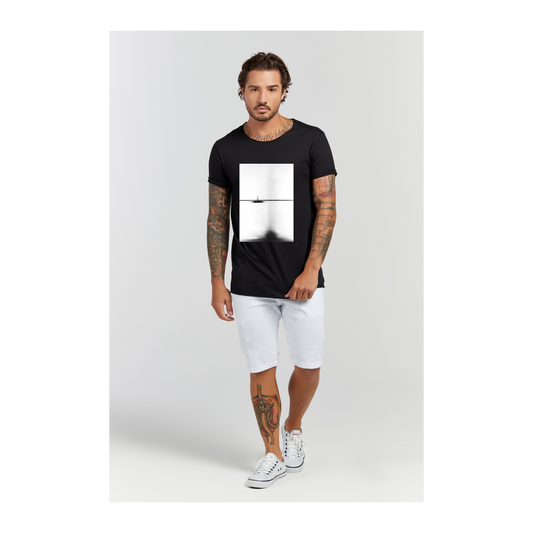 Camiseta Longline Preto