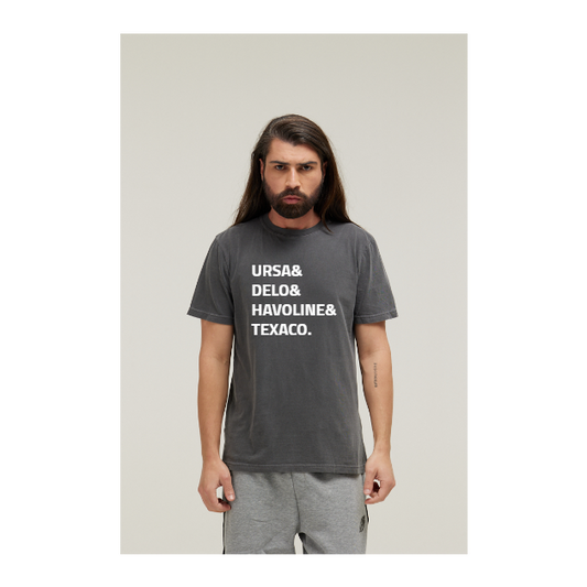 Camiseta Estonada Cinza Chumbo