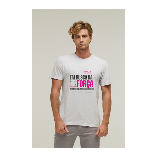 Camiseta Estonada Branco Gelo