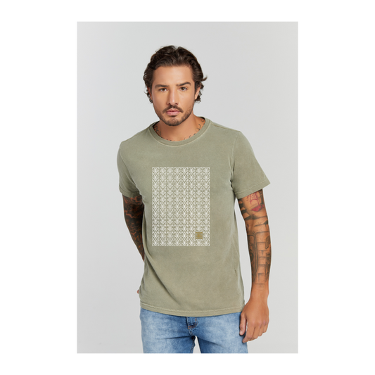 Camiseta Estonada Verde Militar