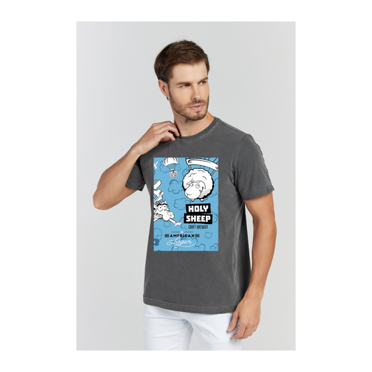 Camiseta Estonada Cinza Chumbo