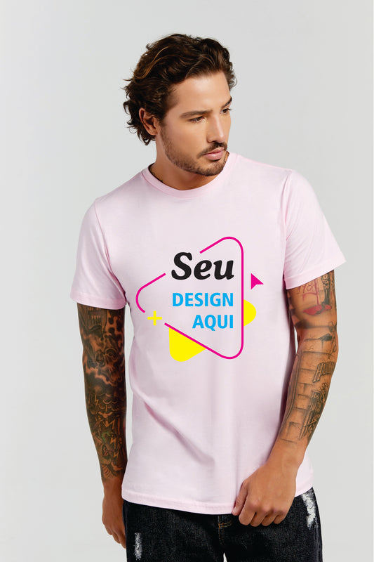 Camiseta Premium Rosa Bebê