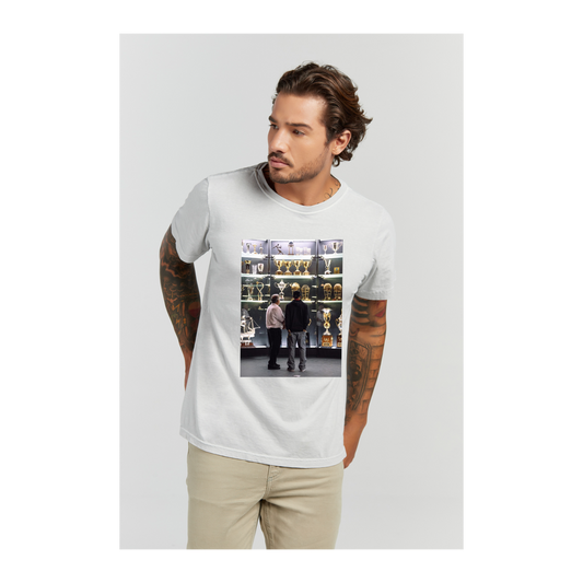Camiseta Estonada Branco Gelo