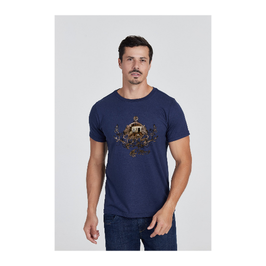Camiseta Básica Azul Marinho