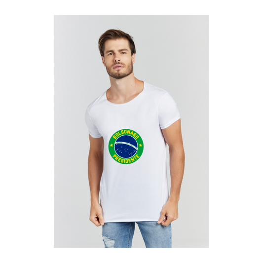 Camiseta Longline Branco